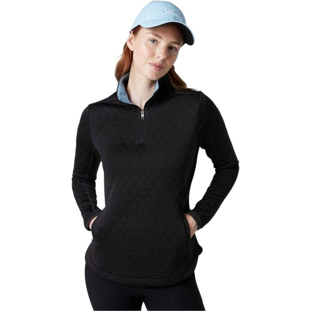 Callaway Womens/Ladies Funnel Neck  Golf Sweatshirt / Caviar